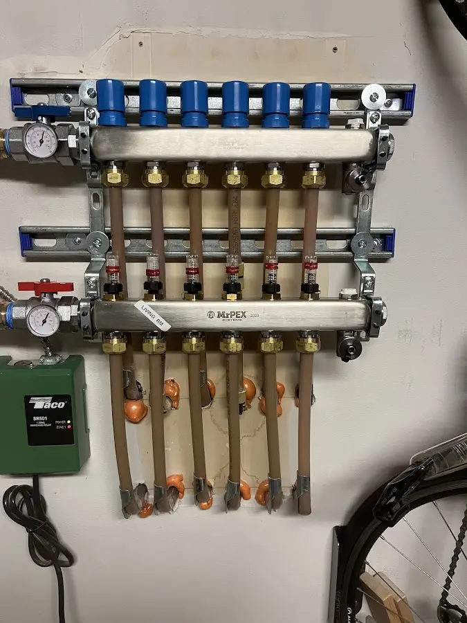 Plumber performing Leak Detection at a residential property in Uniontown